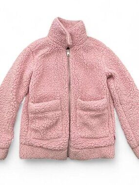 levi's teddy sherpa pink jacket